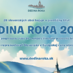 O titul Dedina roka zabojuje rekordných 28 slovenských obcí